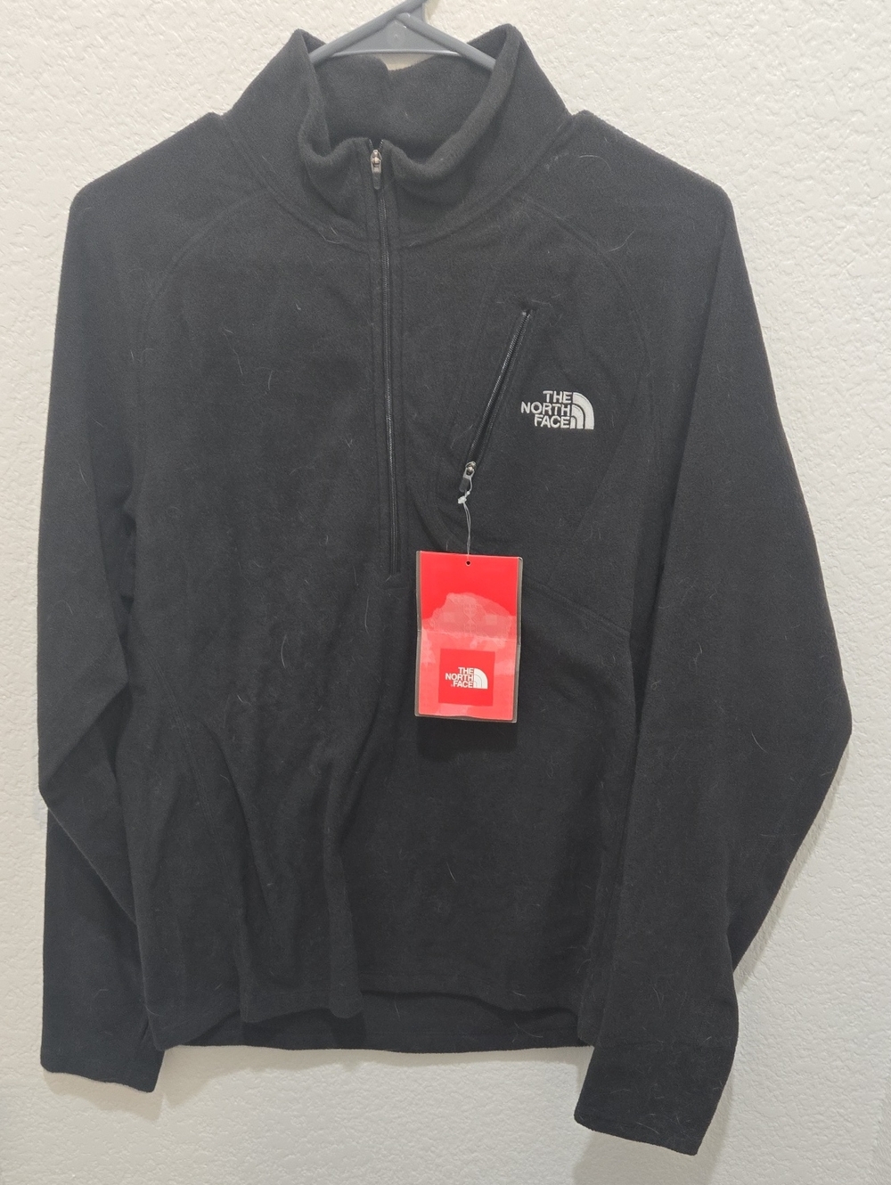 The North Face Men's Black Zip-Up Fleece Jacket